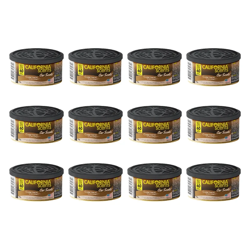 California Scents Capistrano Coconut - Kokosduft - Duftdose 42 g - 12er-Pack
