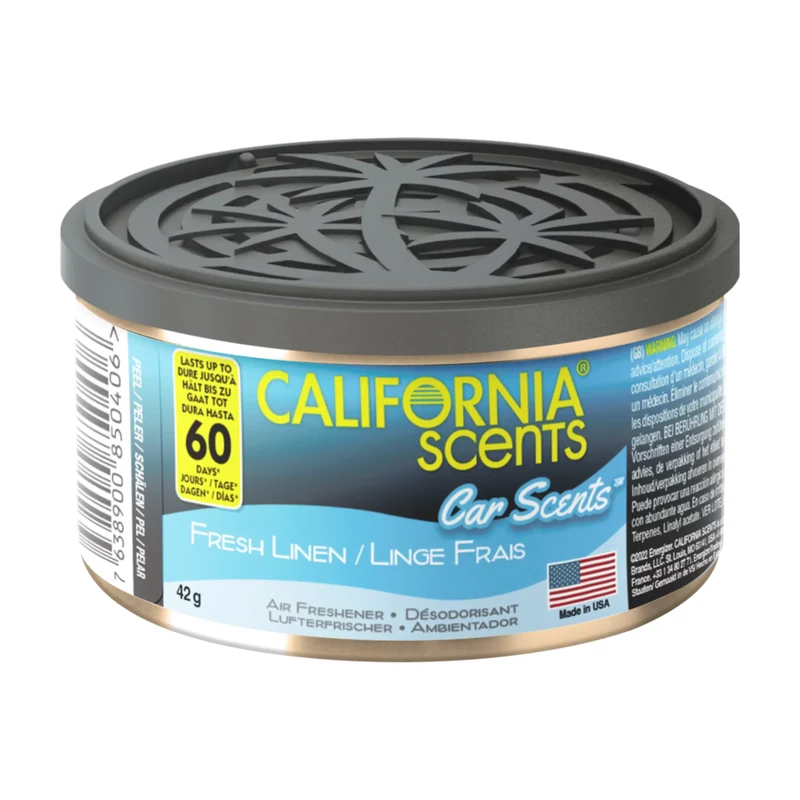 California Scents Fresh Linen - Frischer Wäscheduft - Duftdose 42 g