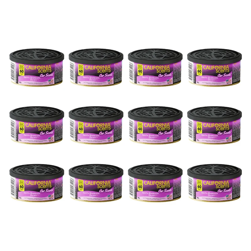 California Scents Santa Barbara Berry - Waldfruchtduft - Duftdose 42 g - 12er-Pack