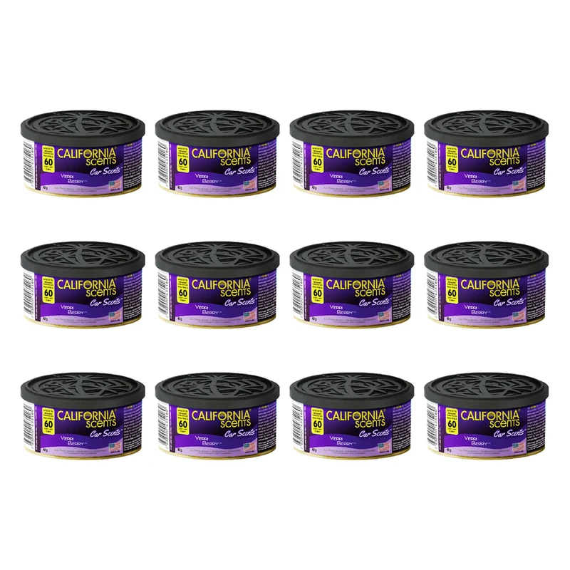 California Scents Verri Berry - Beerenduft - Duftdose 42 g - 12er-Pack